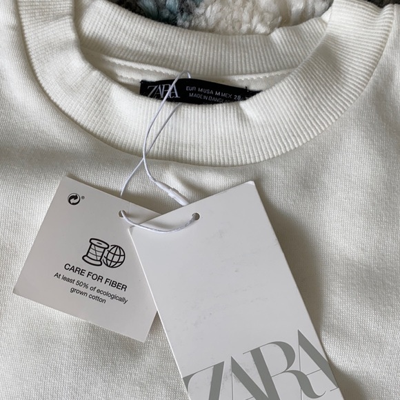 𝗡𝗪𝗧 𝗭𝗮𝗿𝗮 • Crop Sweatshirt - Picture 9 of 14